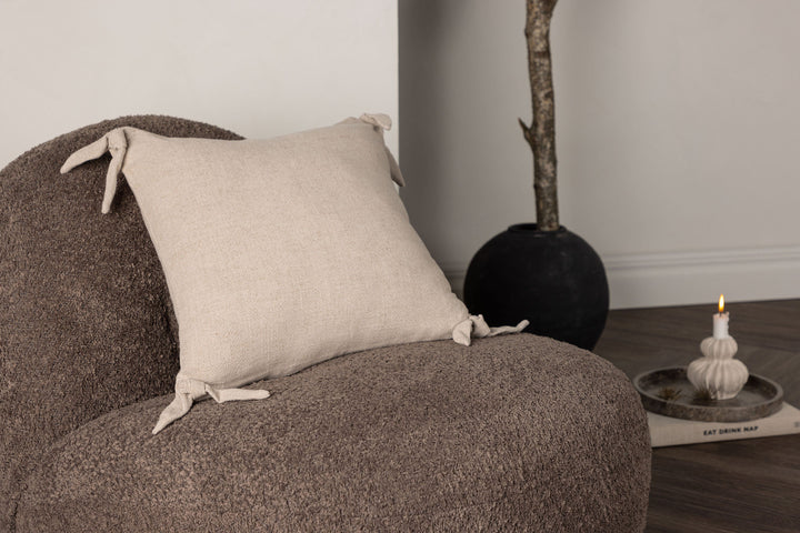 Venture Home Nora Cushion Cover Linen Viscouse - Beige 40x40