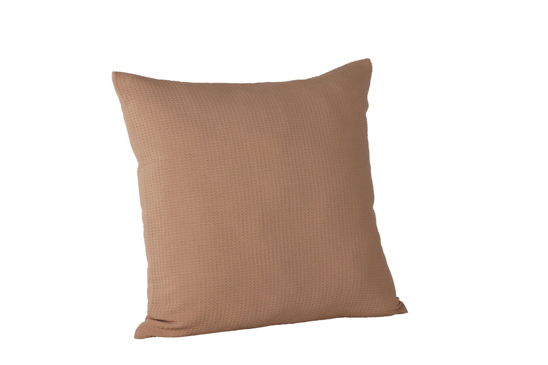 Venture Home Celine Cushion Cover Poly Waffle - Brown 50x50