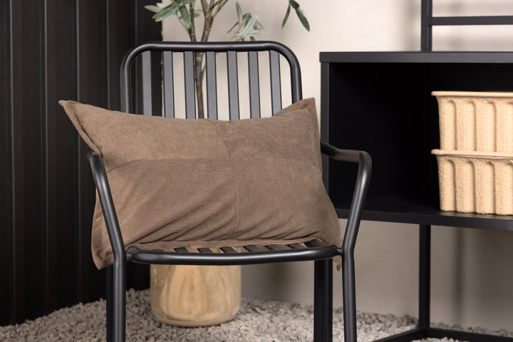 Venture Home Lykke Cushion Cover Poly embossed velvet - Brown 40x60