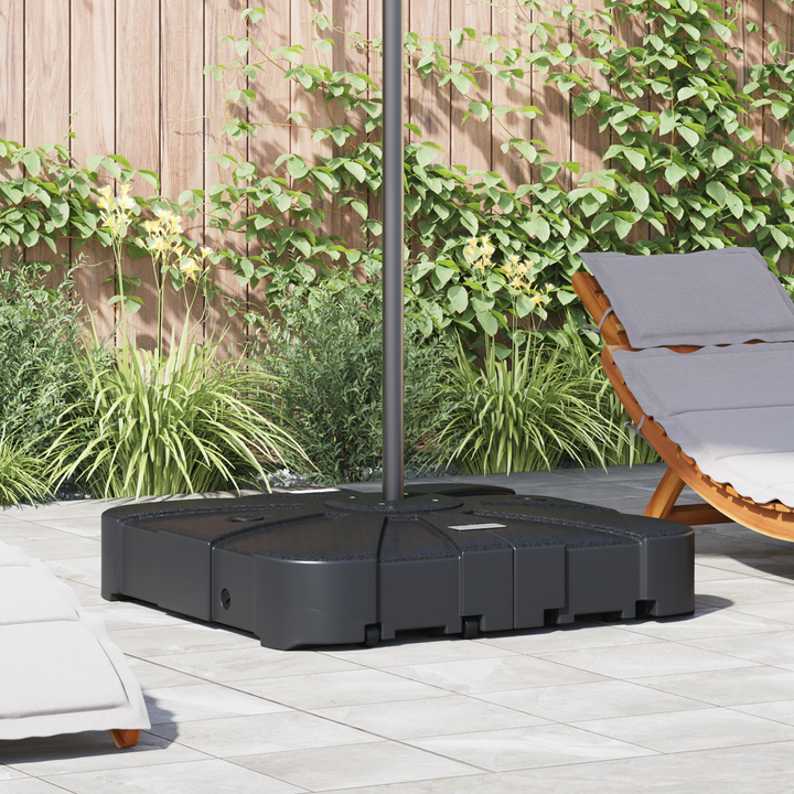 Cantilever parasolbase Sort 86 x 86 x 19 cm