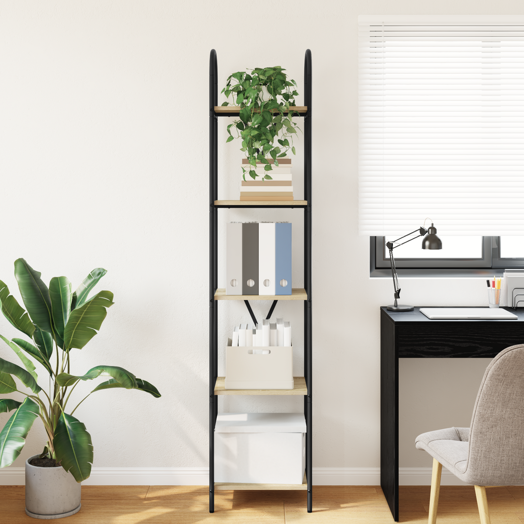 Bogreol Sonoma eg 40 x 30 x 183 cm Konstrueret træ