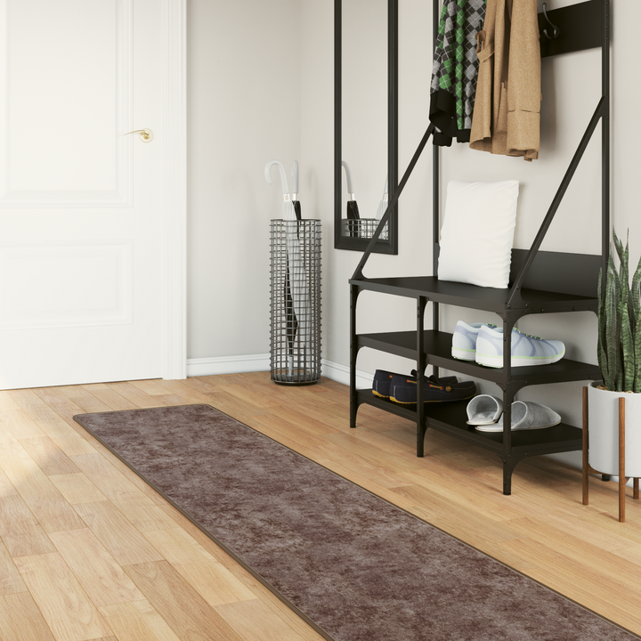 Tæppe Runner MARSA Grå 50 x 450 cm Polyester og PVC