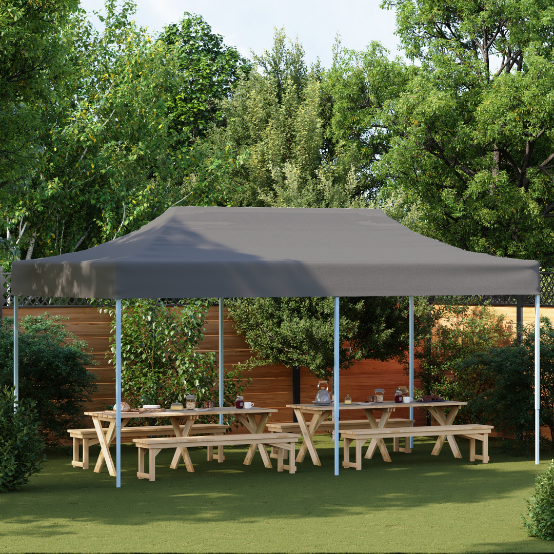 Party Tent Antracit 291 x 580 x 315 cm Oxford stof