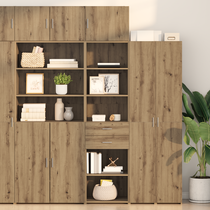 Highboard Artisan Egetræ 50 x 42,5 x 225 cm Konstrueret træ