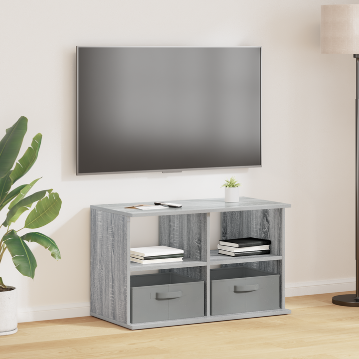 TV stand med skuffe Grå Sonoma 79 x 40 x 48 cm