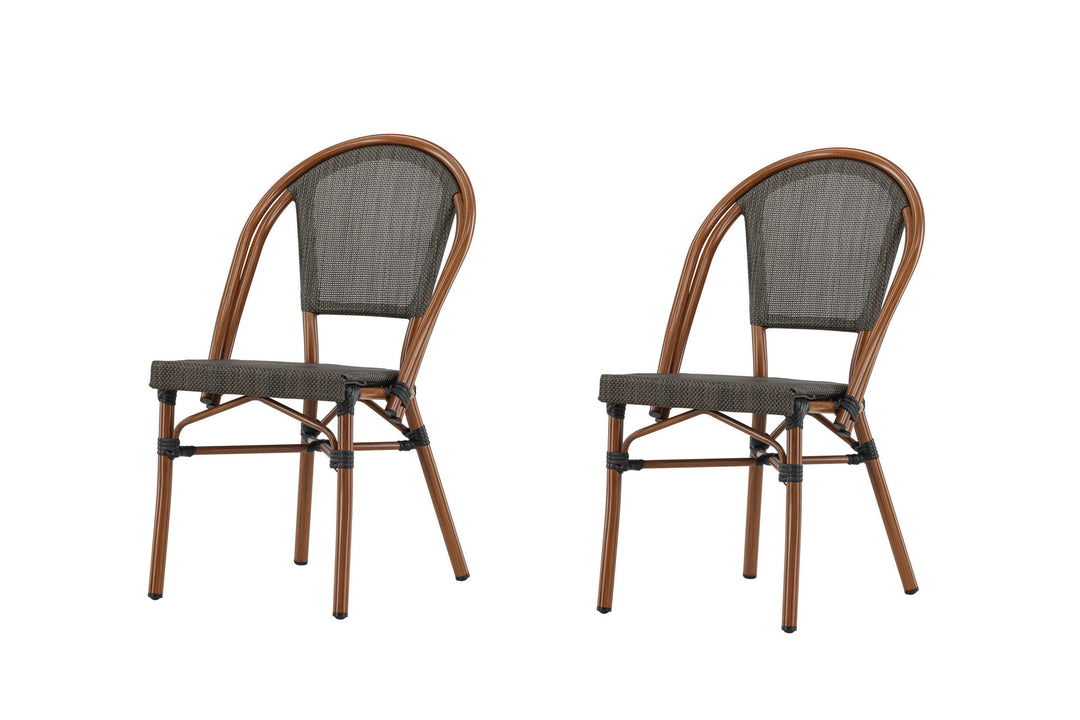 Venture Home Guarda Caféchair 2-pack - Brown/Black