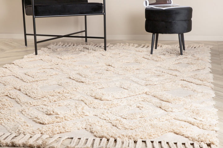 Venture Home Hilma Cotton - 200*300- -Rectangular-Offwhite