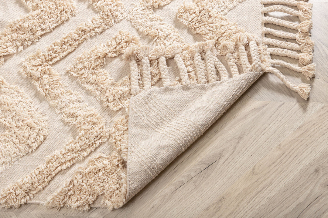 Venture Home Hilma Cotton - 200*300- -Rectangular-Offwhite