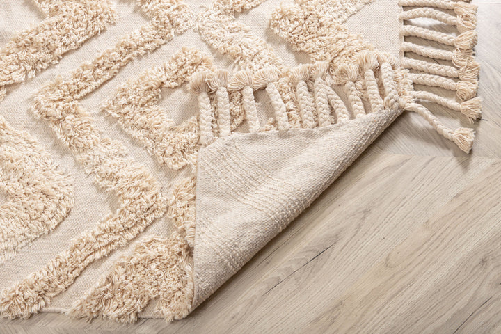 Venture Home Hilma Cotton - 200*300- -Rectangular-Offwhite