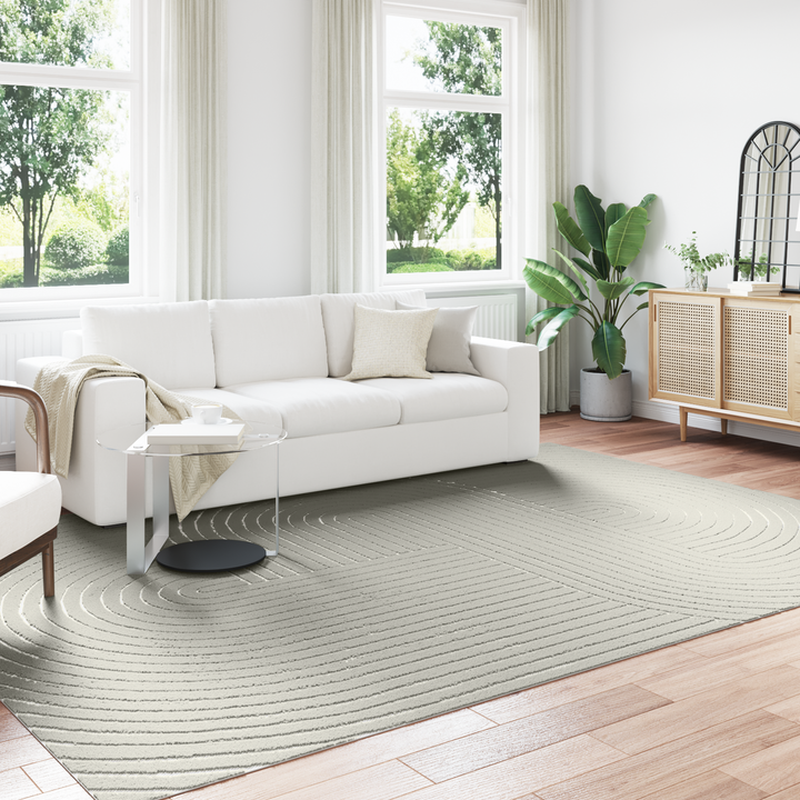 Områdetæpper Rektangulær PALMERAS Grøn 240 x 340 cm Polyester