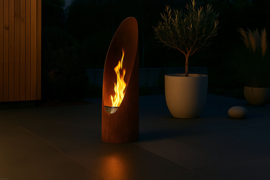 Venture Home Bastian - Fire Basket Lipstick- Rusty Orange - -