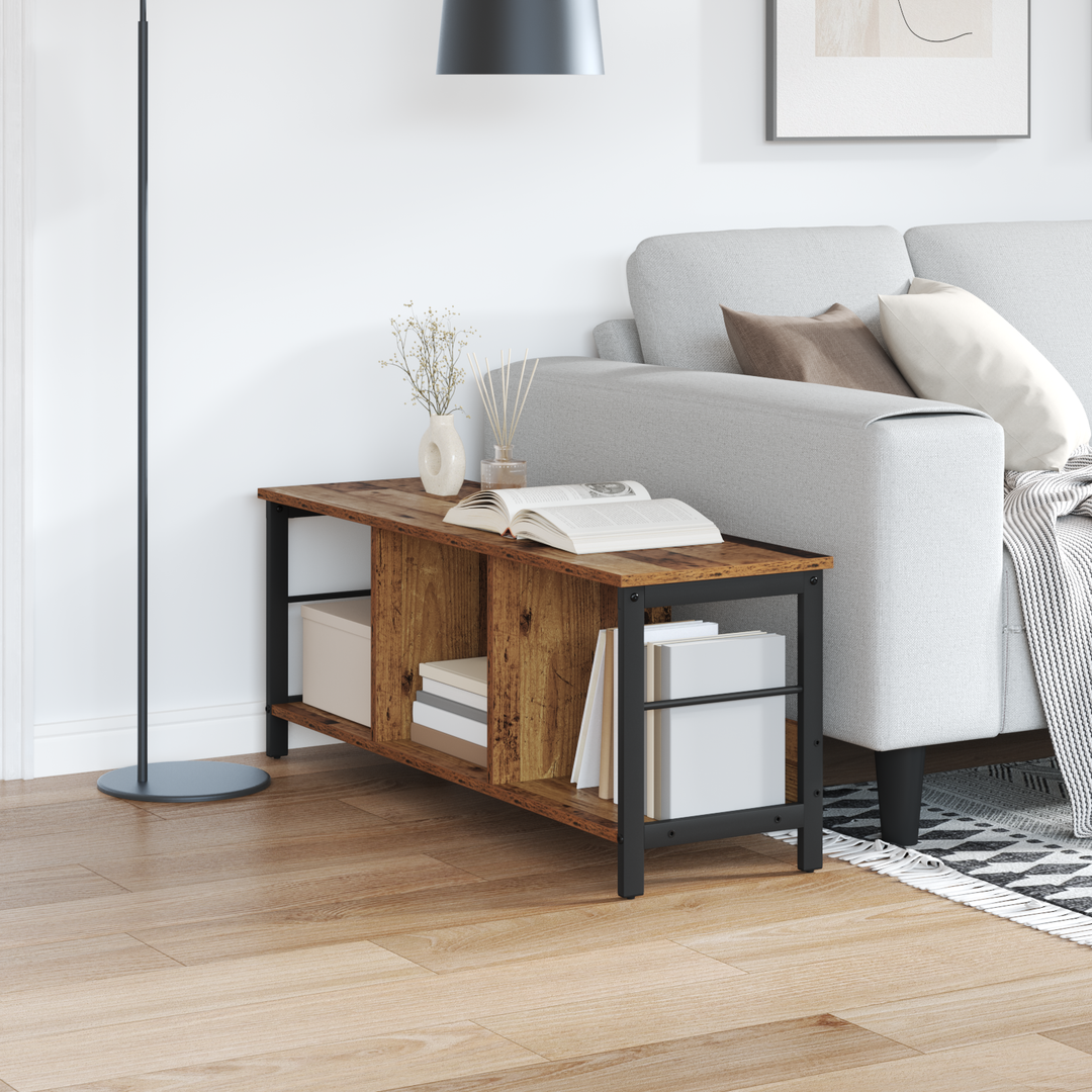 Bogreol Gammelt træ 102 x 32 x 40,5 cm Konstrueret træ
