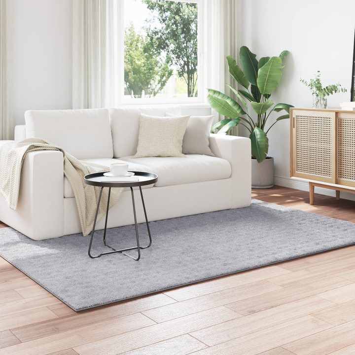 Områdetæpper Rektangulær SIROLO Grå 170 x 120 cm Polyester