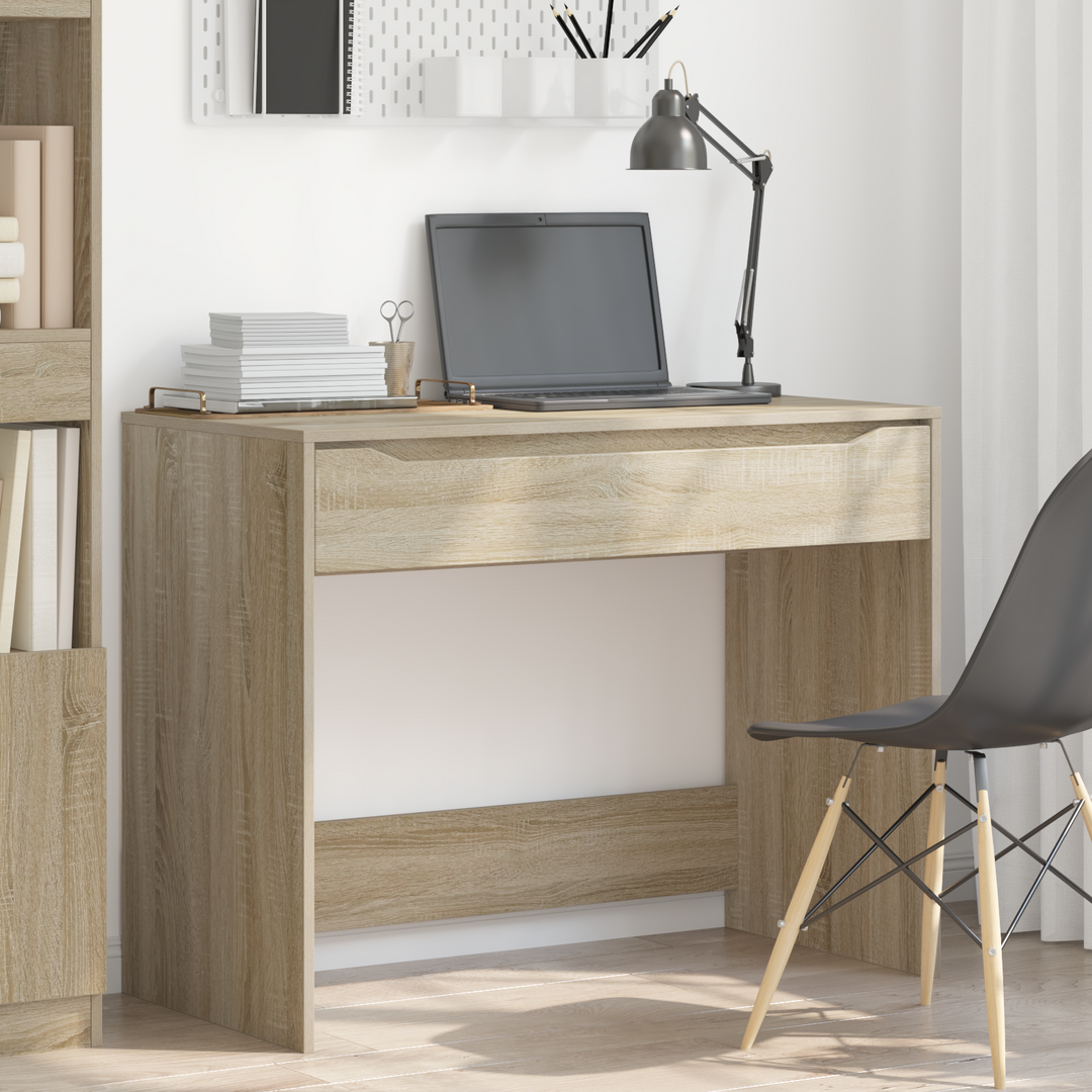 Bord med skuffe Sonoma eg 100 x 50 x 78 cm Konstrueret træ
