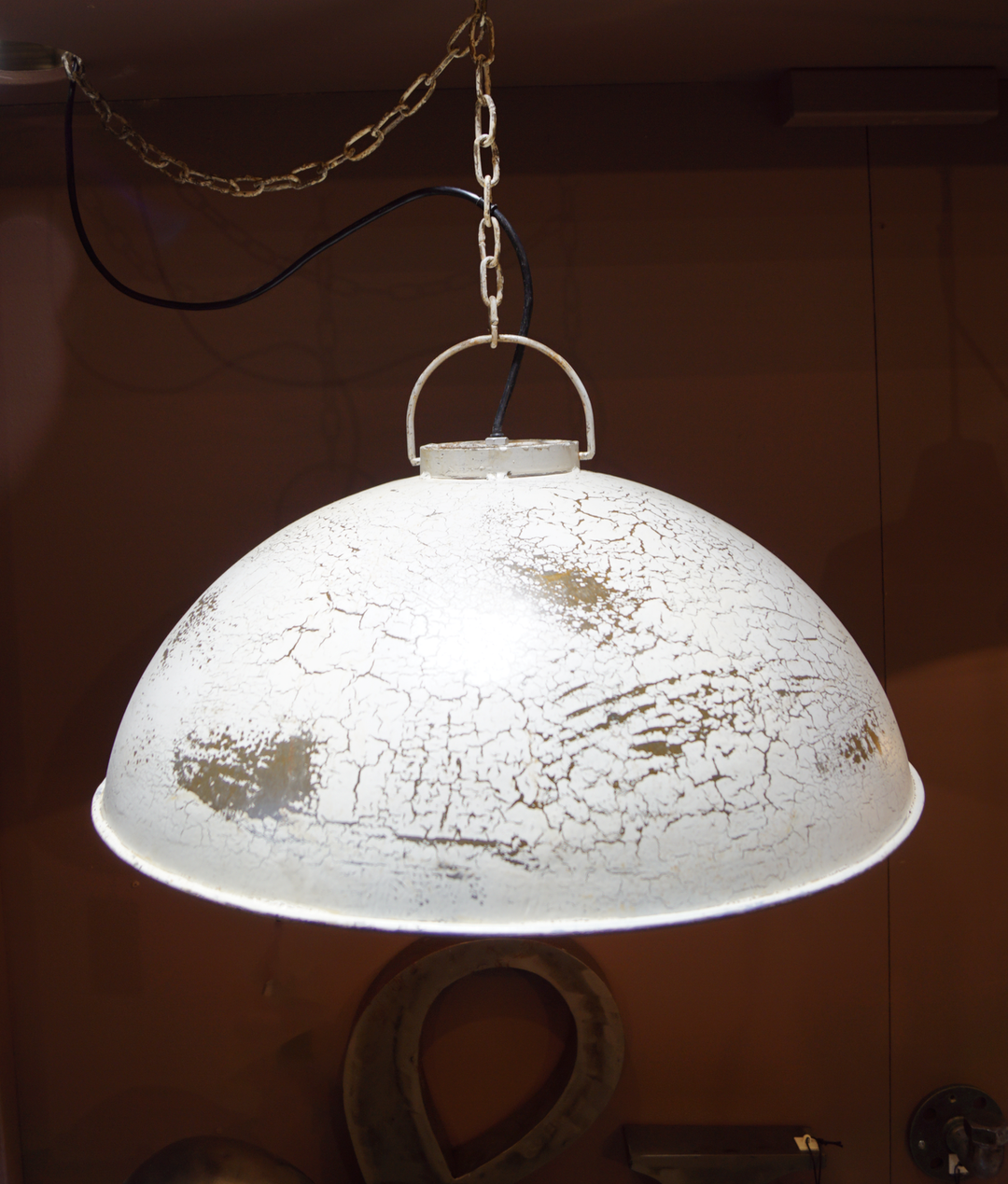 Thormann loftlampe - antikhvid