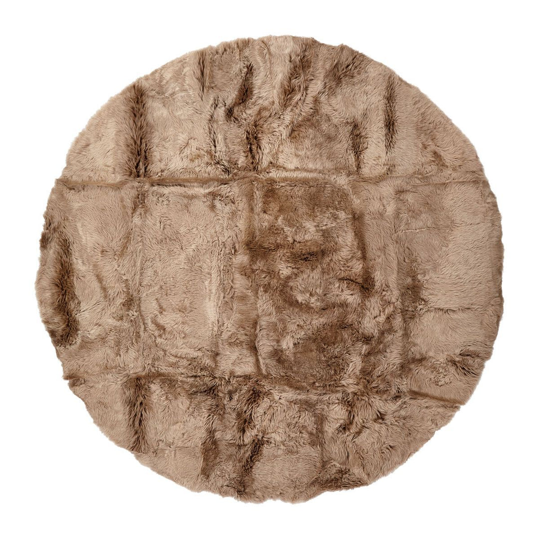 NATURES COLLECTION Gulvtæppe af Lammeskind Ø180 cm | Ø250 cm