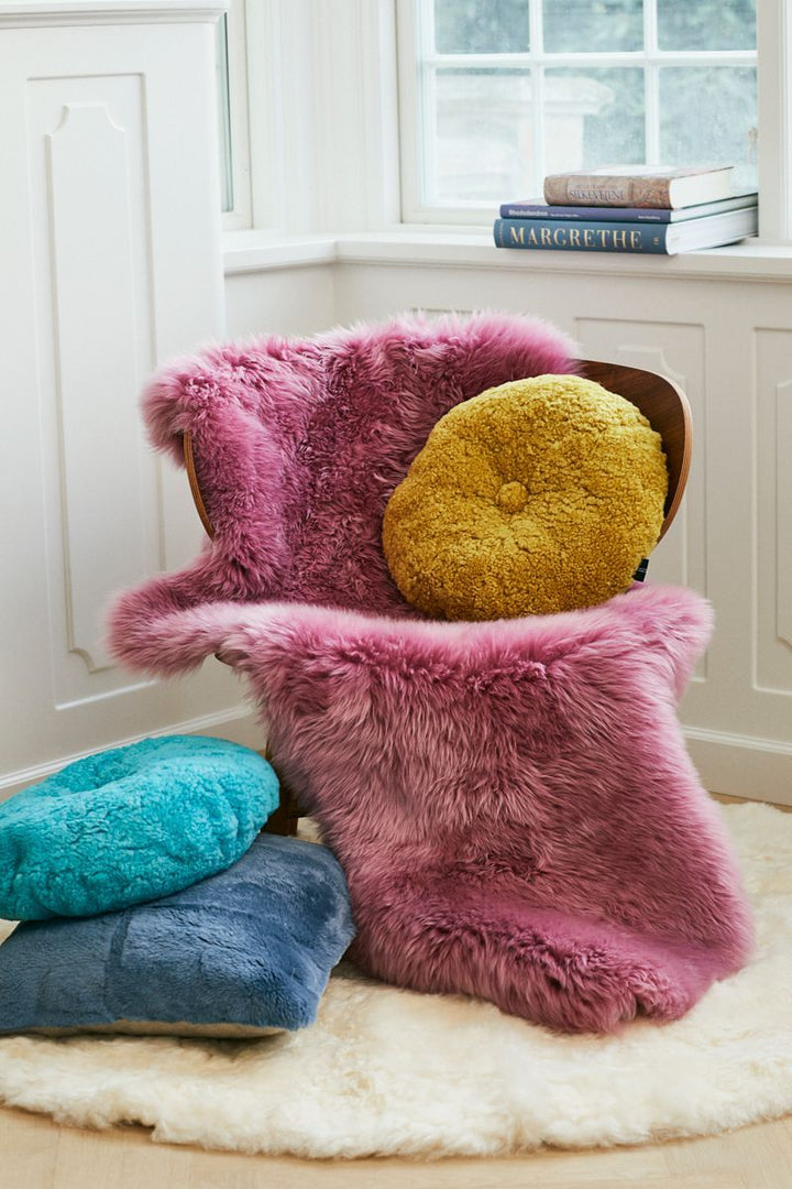 NATURES COLLECTION Gulvtæppe af Lammeskind Ø180 cm | Ø250 cm