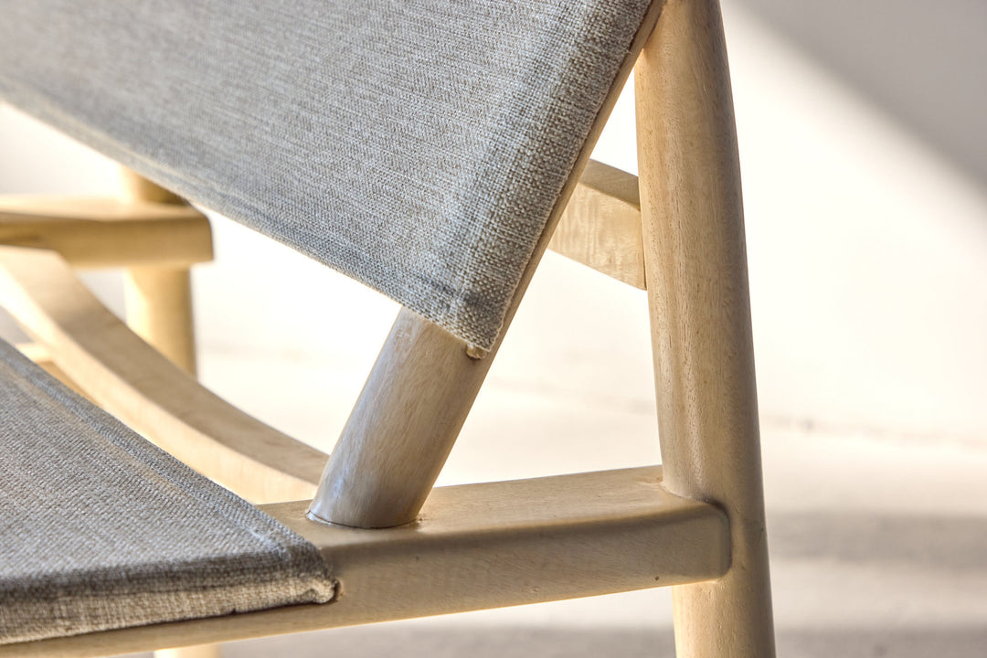 Venture Home Millo Lounge Chair - Nature/Grey