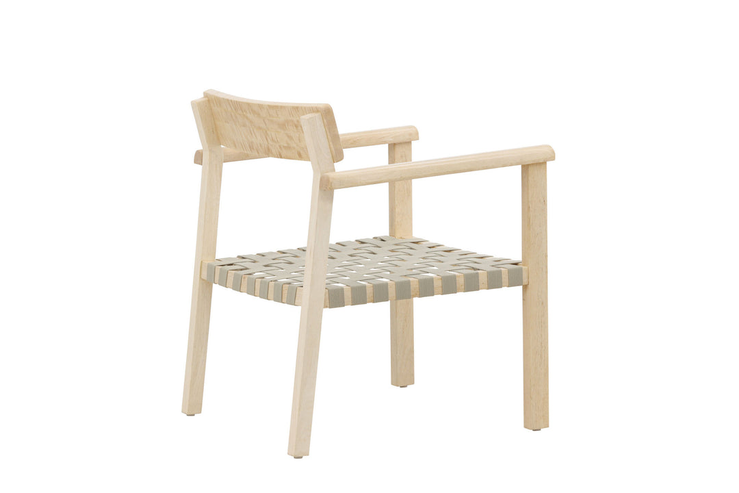 Venture Home Krois Armchair - Nature Mahogany /Grey