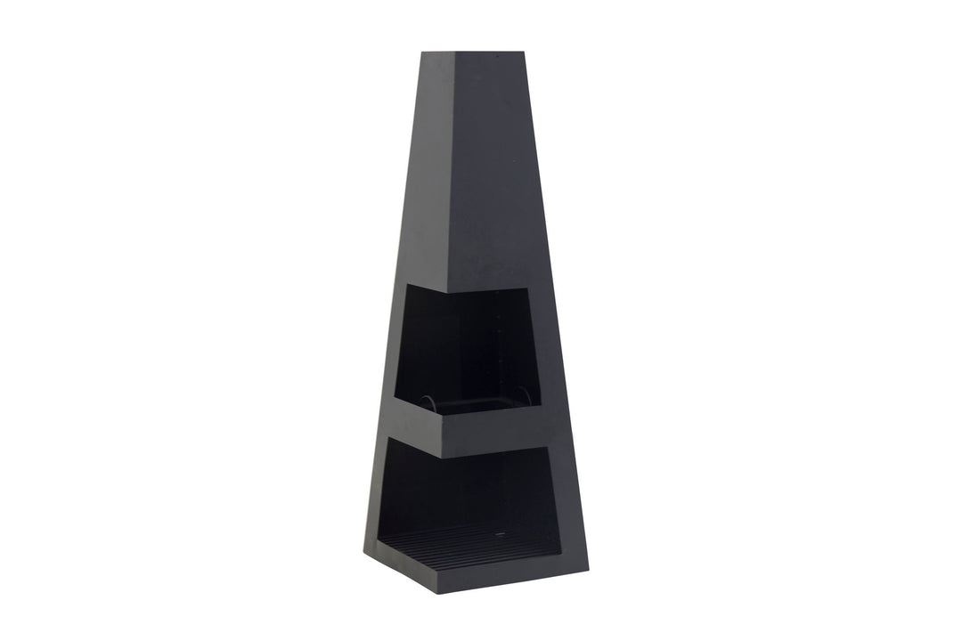 Venture Home Bastian Fire Basket - Black