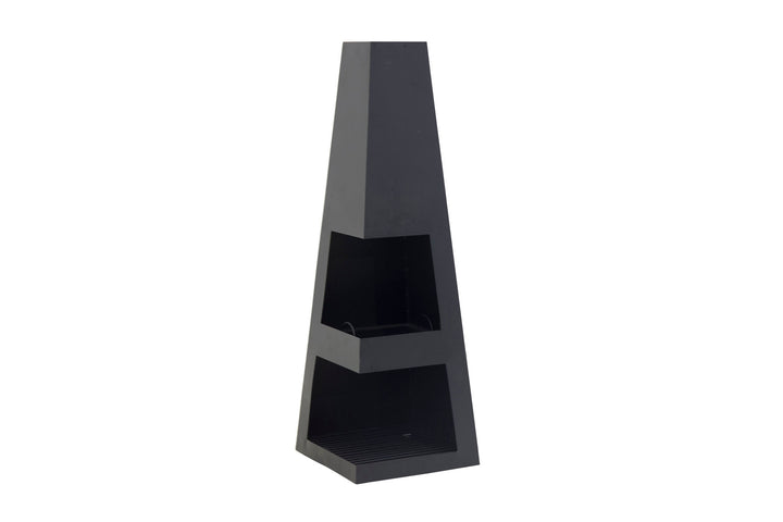 Venture Home Bastian Fire Basket - Black