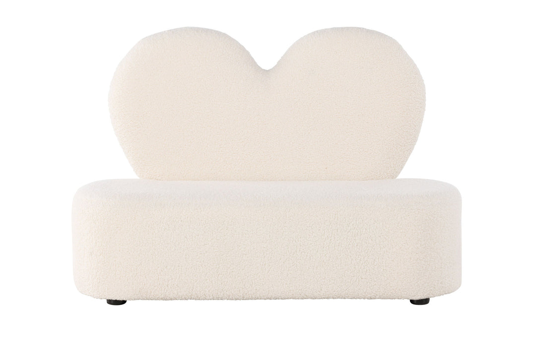 Venture Home Kids Flower Sofa - Beige / Teddy FSC 100%