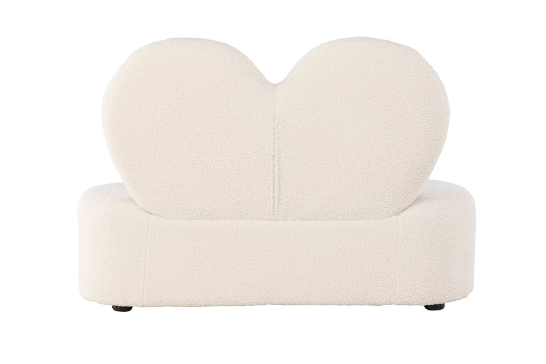 Venture Home Kids Flower Sofa - Beige / Teddy FSC 100%