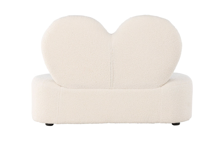 Venture Home Kids Flower Sofa - Beige / Teddy FSC 100%