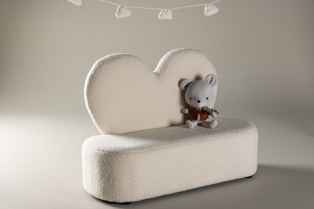Venture Home Kids Flower Sofa - Beige / Teddy FSC 100%