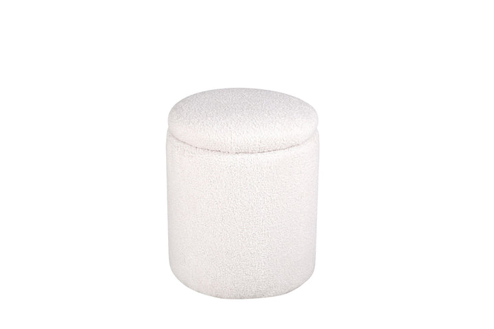 Venture Home Limpen Pouf - / Offwhite Teddy