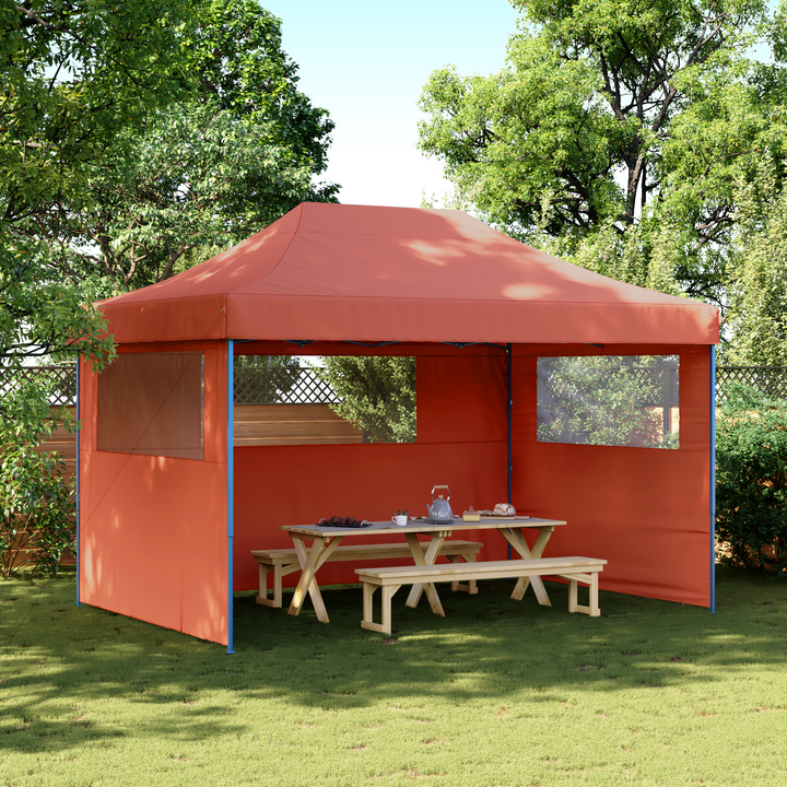 Party Tent Terrakotta 279 x 410 x 315 cm Oxford stof