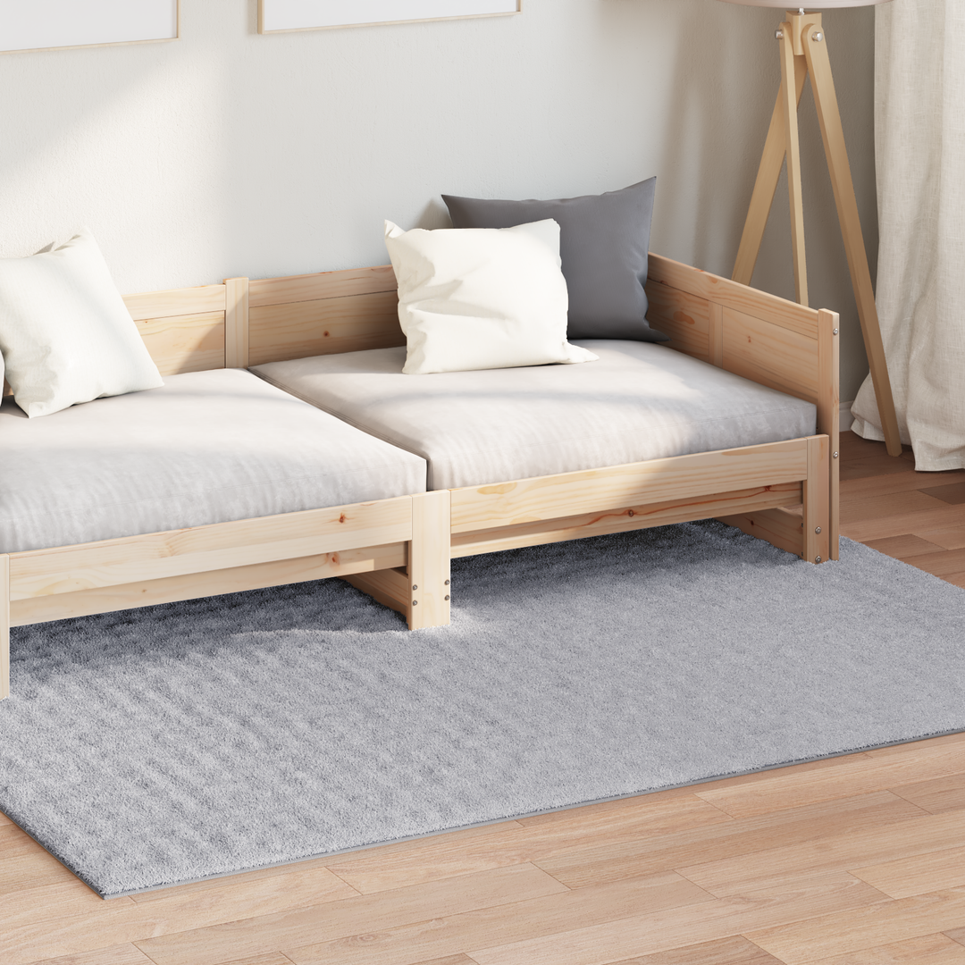 Områdetæpper Rektangulær SIROLO Grå 200 x 140 cm Polyester