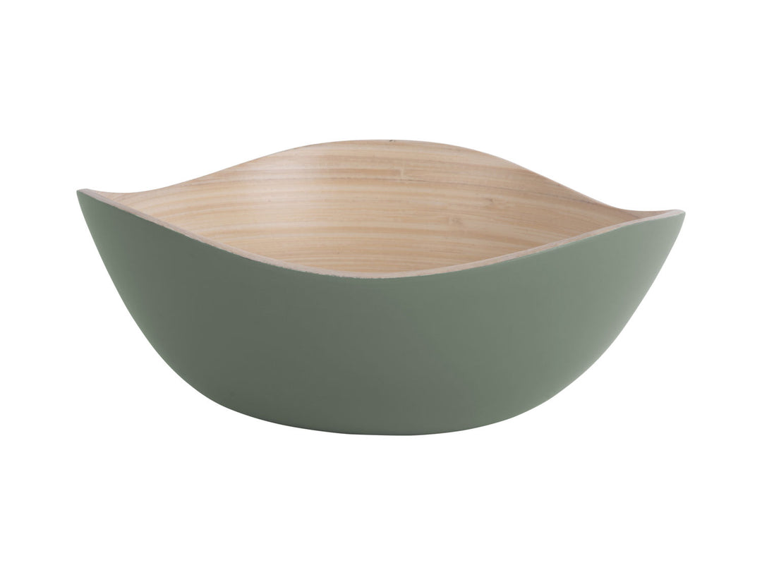 present time Bowl set Puro Organic bamboo jungle green