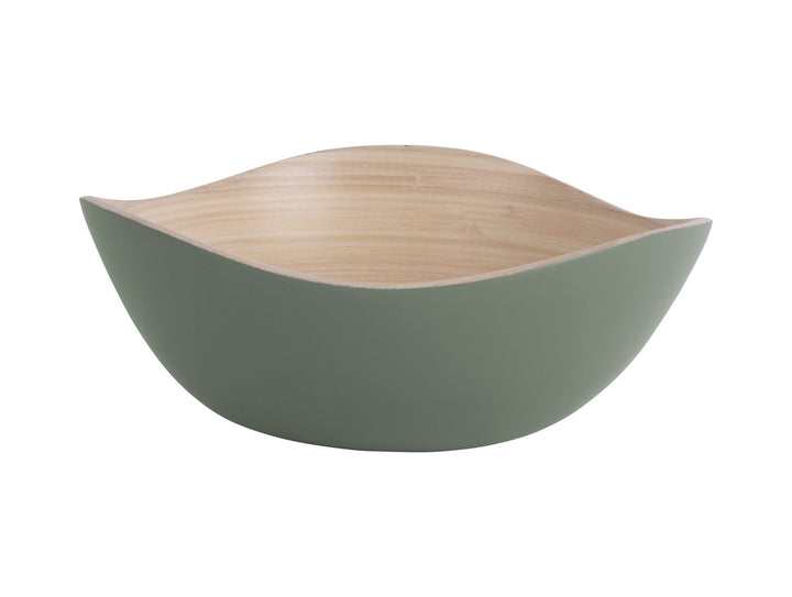 present time Bowl set Puro Organic bamboo jungle green