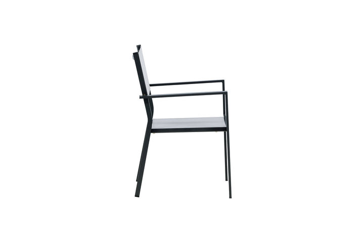 Venture Home Copacabana Stacking Chair 2-pack - Black/Grey