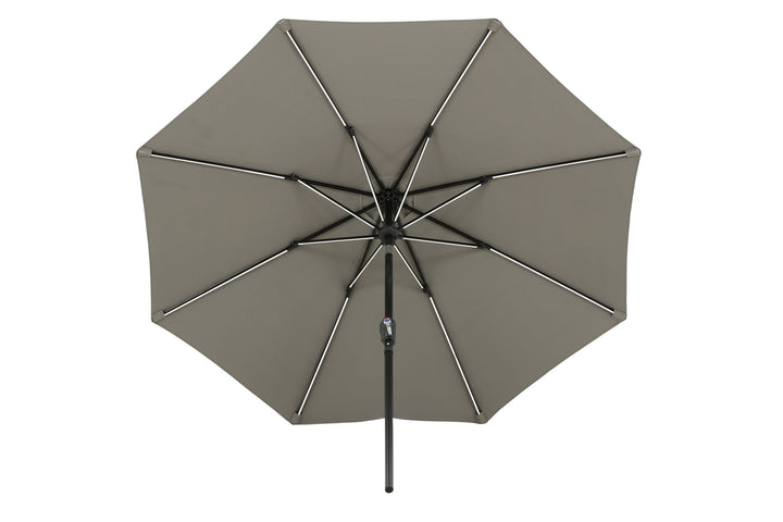 Venture Home Sabal - Umbrella with LED- Grey - - 270cm