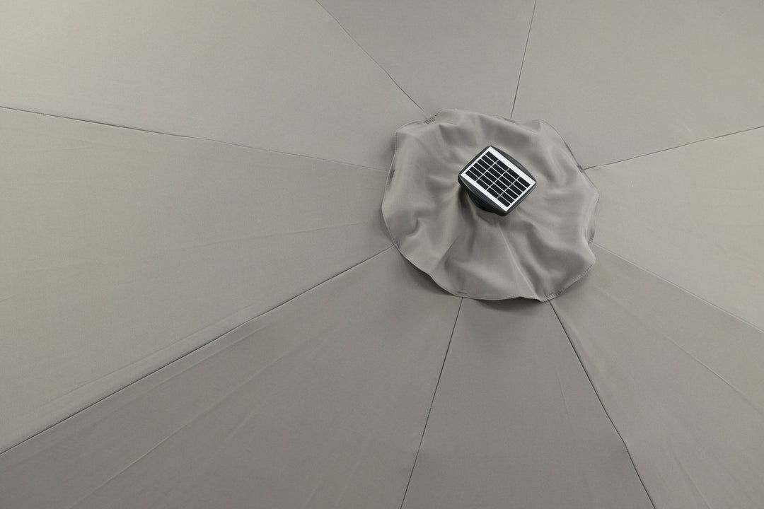 Venture Home Sabal - Umbrella with LED- Grey - - 270cm