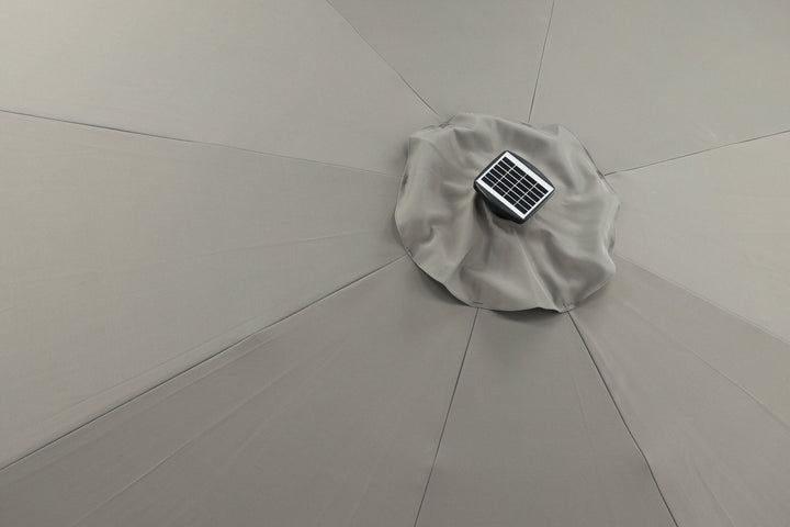 Venture Home Sabal - Umbrella with LED- Grey - - 270cm
