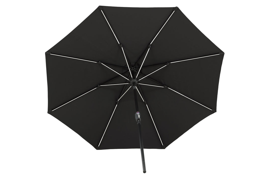 Venture Home Sabal - Umbrella with LED- Black - - 270cm