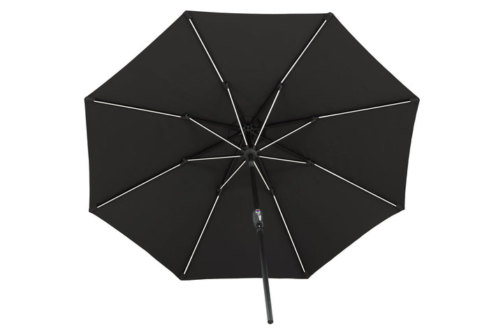 Venture Home Sabal - Umbrella with LED- Black - - 270cm