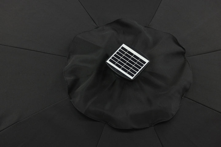 Venture Home Sabal - Umbrella with LED- Black - - 270cm