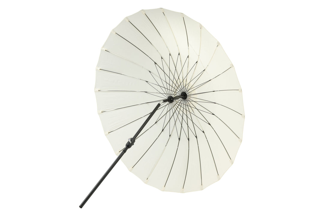 Venture Home Palmetto - Umbrella w. tilt- White - - 270cm