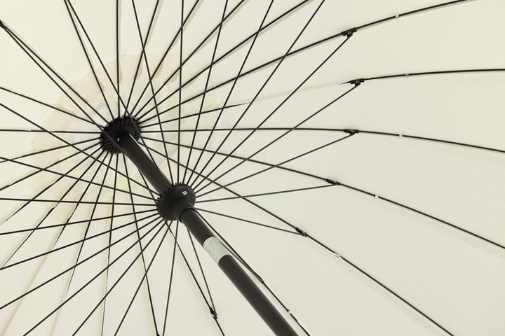 Venture Home Palmetto - Umbrella w. tilt- White - - 270cm