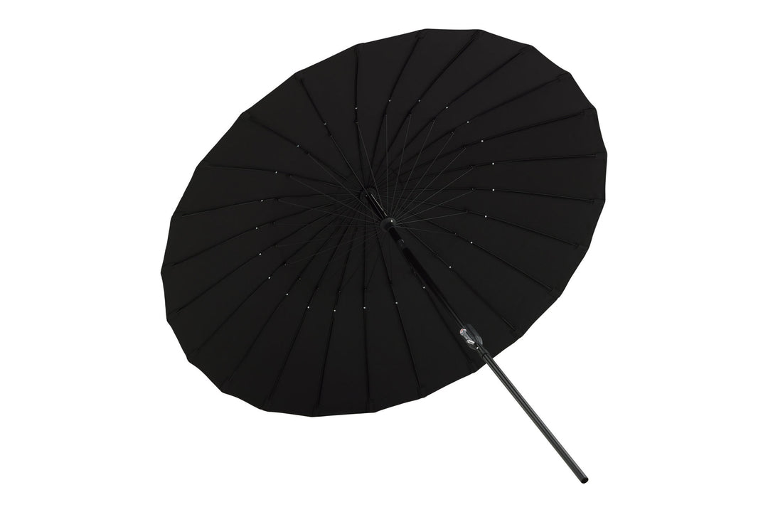 Venture Home Palmetto - Umbrella w. tilt- Black - - 270cm