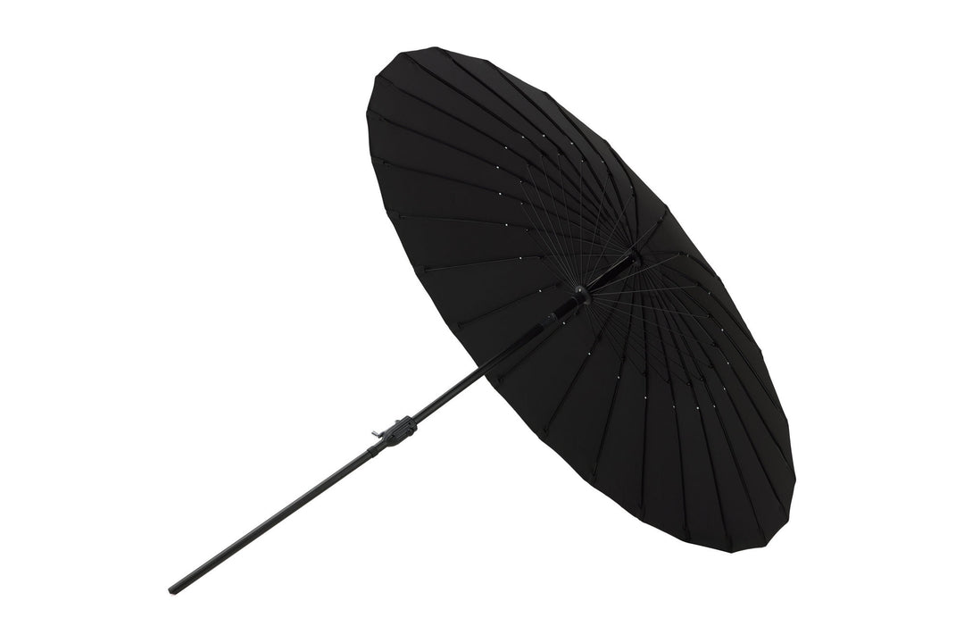 Venture Home Palmetto - Umbrella w. tilt- Black - - 270cm