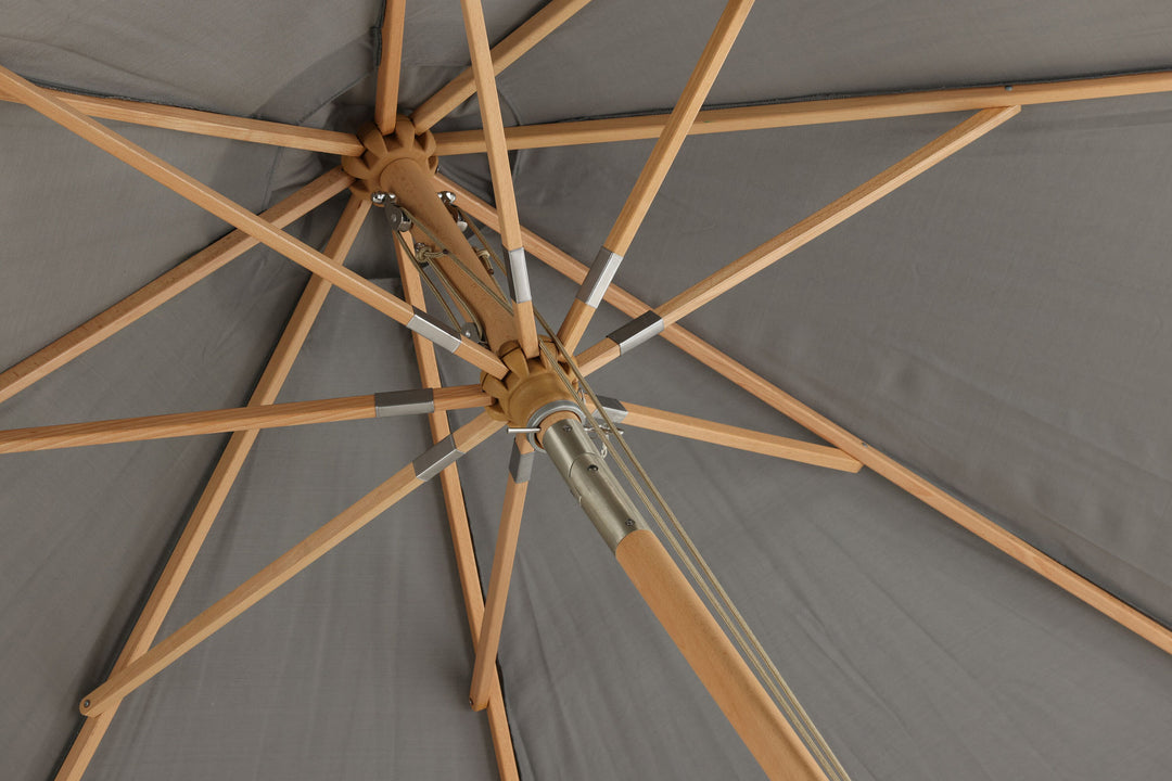 Venture Home Nypo - Umbrella w. tilt- Grey - - 330cm