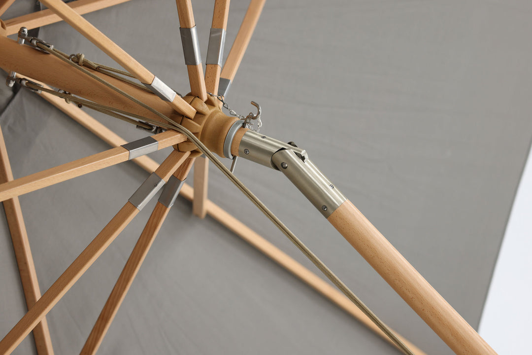 Venture Home Nypo - Umbrella w. tilt- Grey - - 330cm