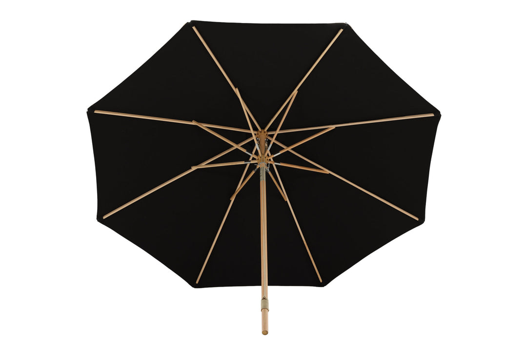 Venture Home Nypo - Umbrella w. tilt- Black - - 330cm