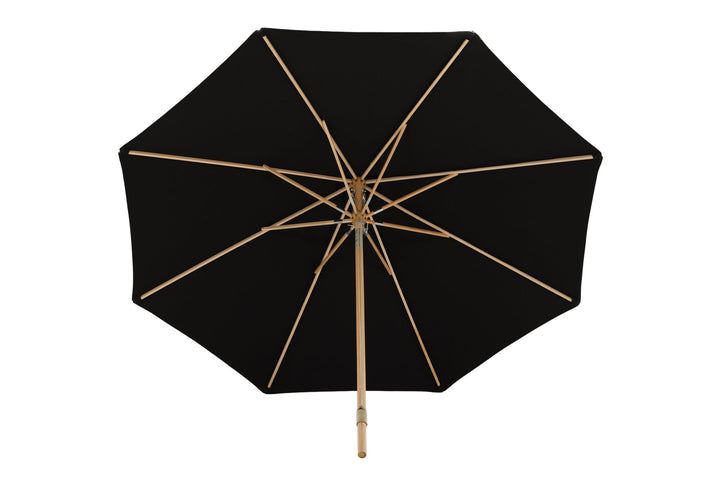 Venture Home Nypo - Umbrella w. tilt- Black - - 330cm