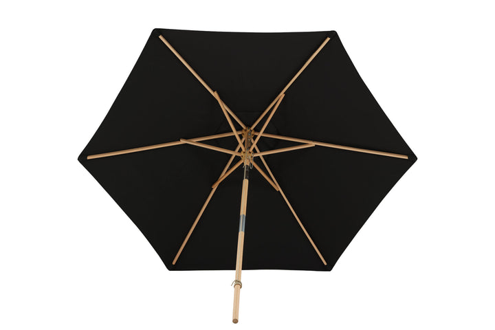 Venture Home Corypho - Umbrella w. tilt- Black - - 250cm